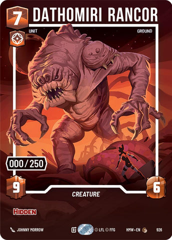 Dathomiri Rancor (926) (Serialized) (926) [Homeworlds] - The Mythic Store | 24h Order Processing