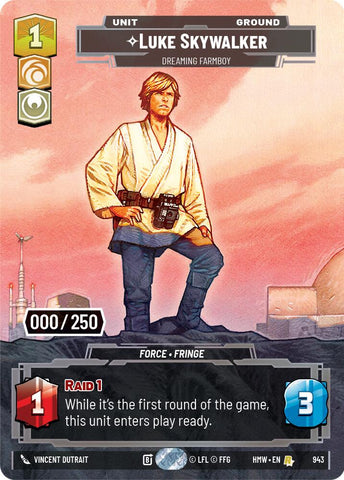 Luke Skywalker - Dreaming Farmboy (943) (Serialized) (943) [Homeworlds] - The Mythic Store | 24h Order Processing