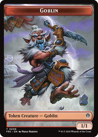 Goblin // Spirit Double-Sided Token [Reality Fracture Commander Tokens] - The Mythic Store | 24h Order Processing