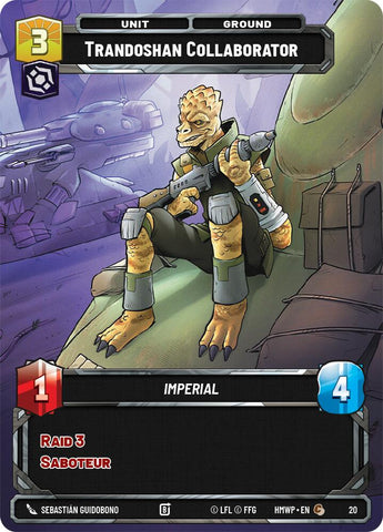 Trandoshan Collaborator (20) (20) [Homeworlds: Weekly Play]