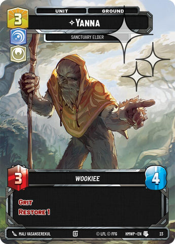 Yanna - Sanctuary Elder (23) (Foil) (23) [Homeworlds: Weekly Play]