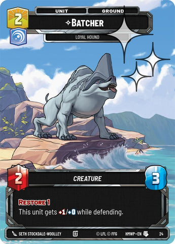 Batcher - Loyal Hound (24) (Foil) (24) [Homeworlds: Weekly Play] - The Mythic Store | 24h Order Processing