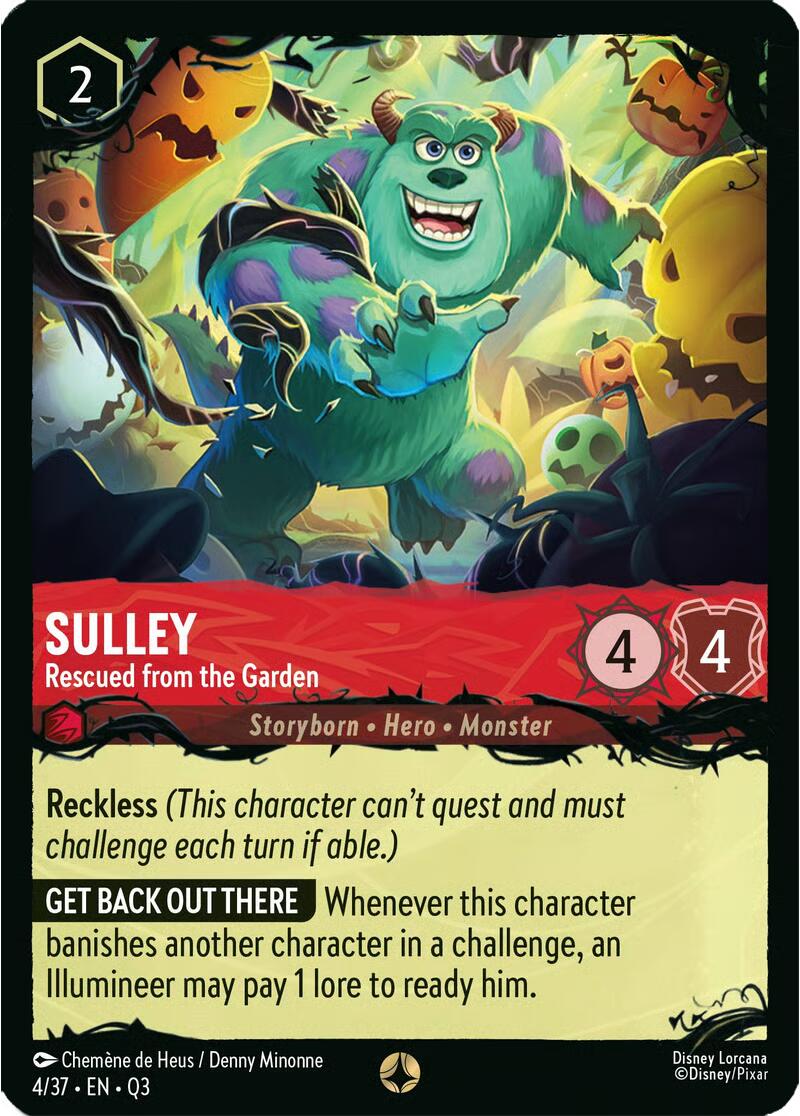 Sulley - Rescued from the Garden (4/37) [Illumineer's Quest: The Great Hunny Rescue] - The Mythic Store | 24h Order Processing
