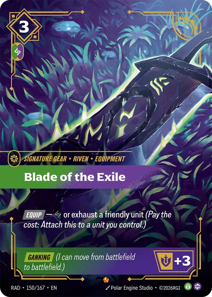 Blade of the Exile (150/167) [Radiance] - The Mythic Store | 24h Order Processing
