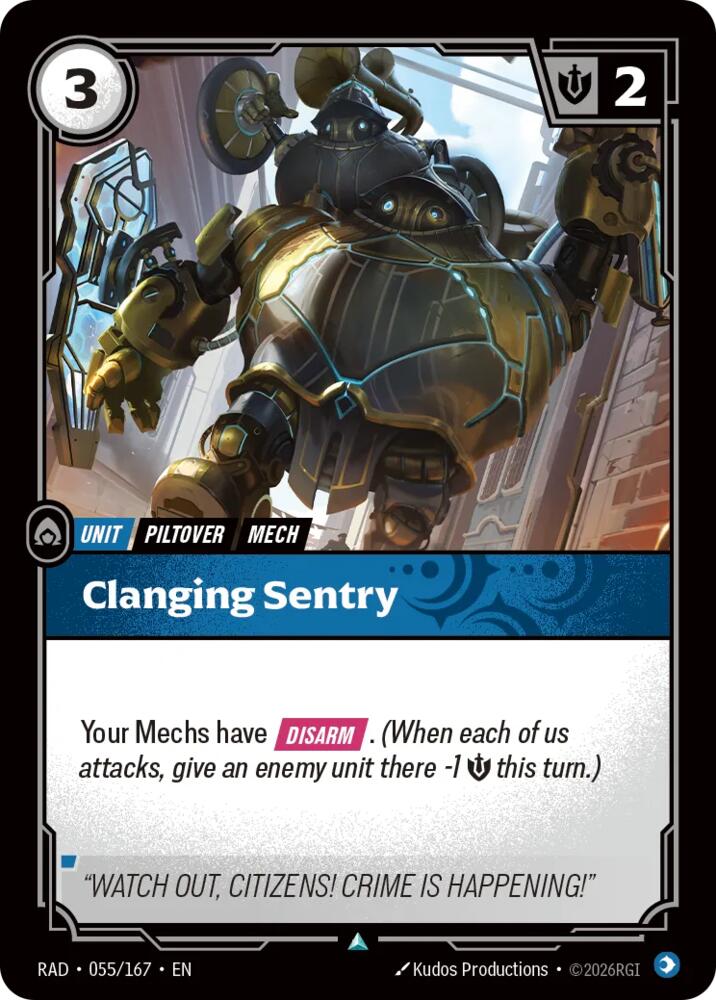 Clanging Sentry (055/167) [Radiance] - The Mythic Store | 24h Order Processing