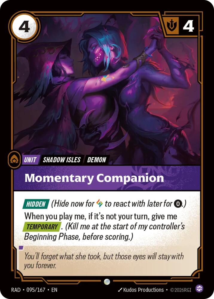 Momentary Companion (095/167) [Radiance] - The Mythic Store | 24h Order Processing