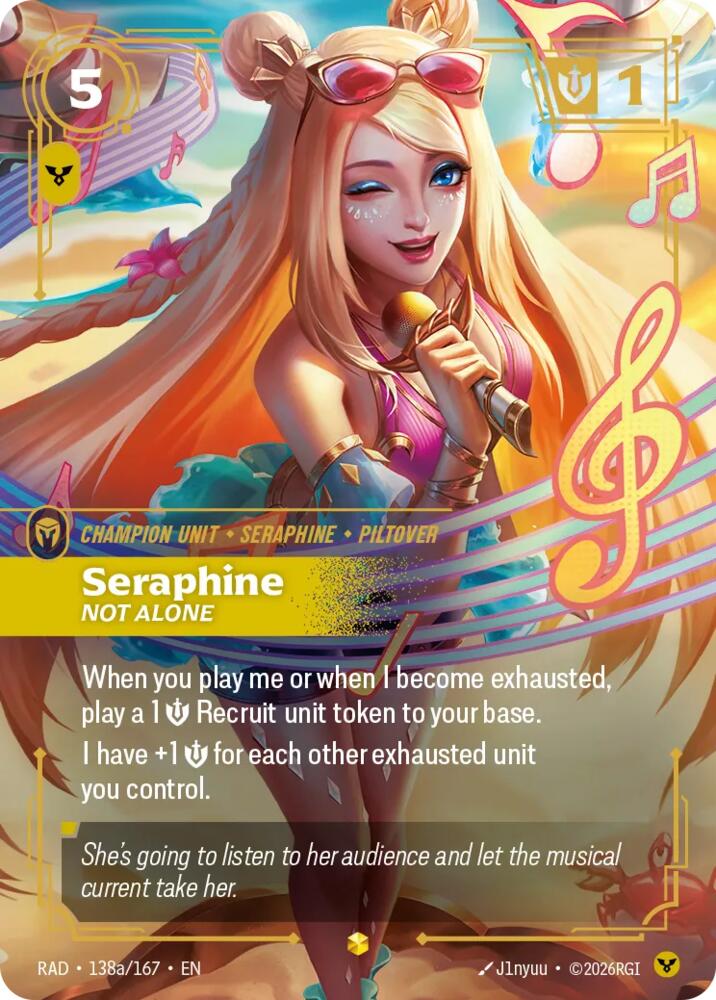 Seraphine, Not Alone (Alternate Art) (138a/167) [Radiance] - The Mythic Store | 24h Order Processing