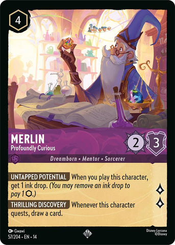 Merlin - Profoundly Curious (57/204) [Hyperia City] - The Mythic Store | 24h Order Processing