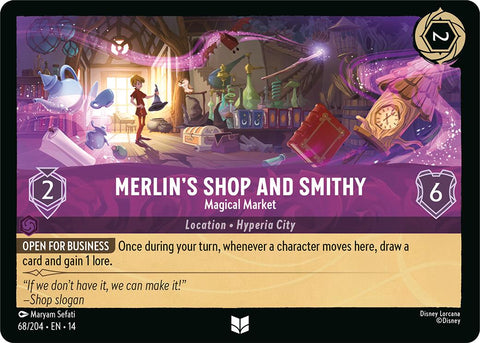 Merlin's Shop and Smithy - Magical Market (68/204) [Hyperia City] - The Mythic Store | 24h Order Processing