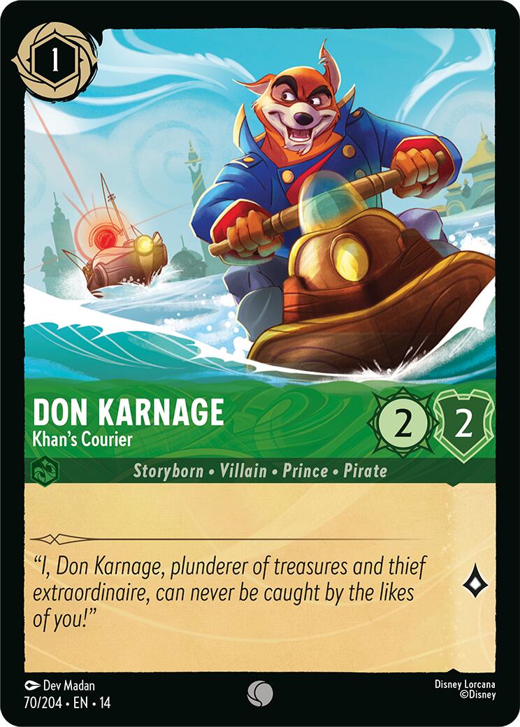 Don Karnage - Khan's Courier (70/204) [Hyperia City] - The Mythic Store | 24h Order Processing