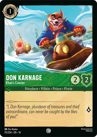 Don Karnage - Khan's Courier (70/204) [Hyperia City] - The Mythic Store | 24h Order Processing