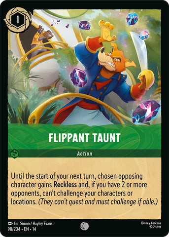 Flippant Taunt (98/204) [Hyperia City] - The Mythic Store | 24h Order Processing