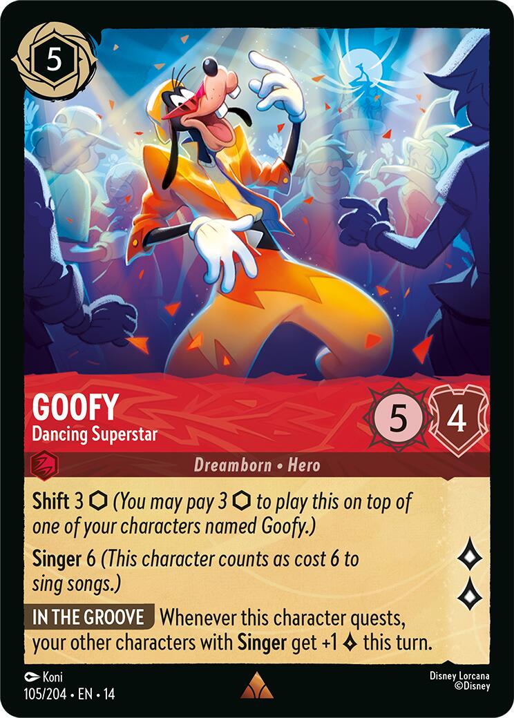 Goofy - Dancing Superstar (105/204) [Hyperia City] - The Mythic Store | 24h Order Processing