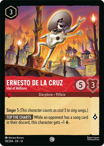 Ernesto de la Cruz - Idol of Millions (118/204) [Hyperia City] - The Mythic Store | 24h Order Processing