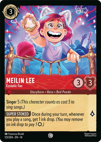 Meilin Lee - Ecstatic Fan (123/204) [Hyperia City] - The Mythic Store | 24h Order Processing