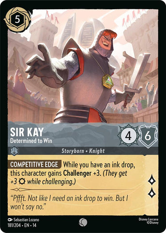 Sir Kay - Determined to Win (181/204) [Hyperia City] - The Mythic Store | 24h Order Processing