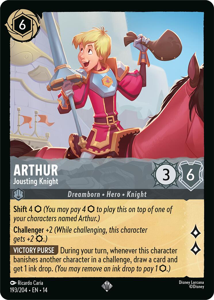 Arthur - Jousting Knight (193/204) [Hyperia City] - The Mythic Store | 24h Order Processing