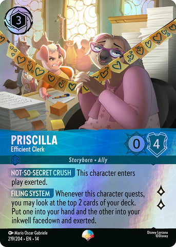 Priscilla - Efficient Clerk (Epic) (219/204) [Hyperia City] - The Mythic Store | 24h Order Processing