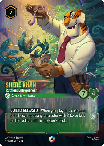 Shere Khan - Ruthless Entrepreneur (Enchanted) (231/204) [Hyperia City] - The Mythic Store | 24h Order Processing