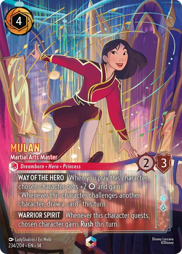 Mulan - Martial Arts Master (Enchanted) (234/204) [Hyperia City] - The Mythic Store | 24h Order Processing