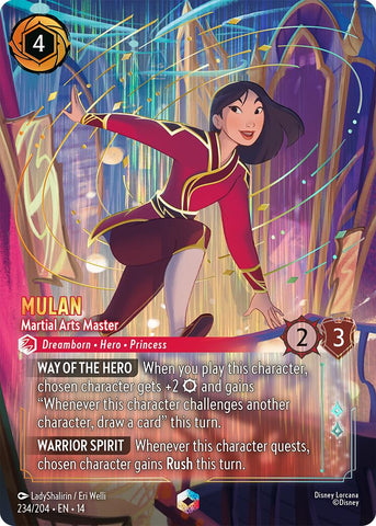 Mulan - Martial Arts Master (Enchanted) (234/204) [Hyperia City] - The Mythic Store | 24h Order Processing