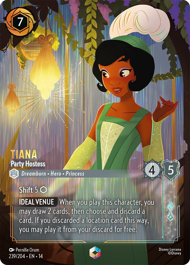 Tiana - Party Hostess (Enchanted) (239/204) [Hyperia City] - The Mythic Store | 24h Order Processing