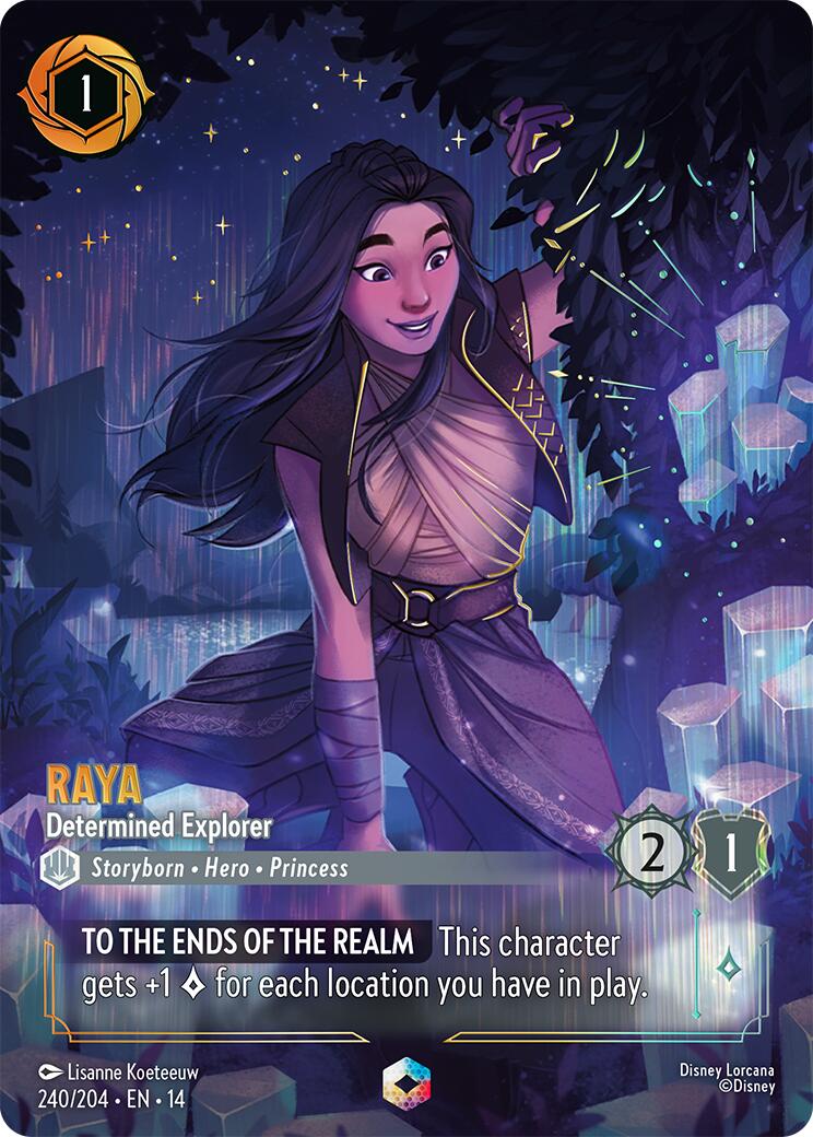 Raya - Determined Explorer (Enchanted) (240/204) [Hyperia City] - The Mythic Store | 24h Order Processing