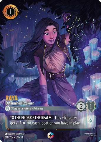 Raya - Determined Explorer (Enchanted) (240/204) [Hyperia City] - The Mythic Store | 24h Order Processing