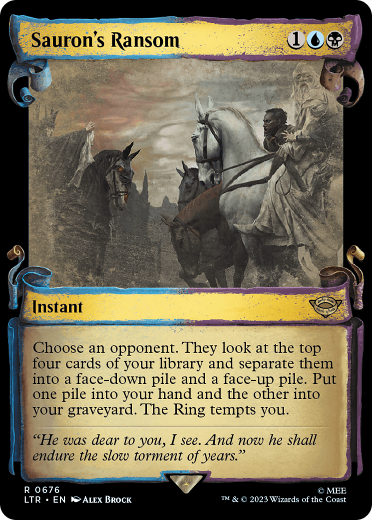 Sauron's Ransom [The Lord of the Rings: Tales of Middle-Earth Showcase Scrolls] - The Mythic Store | 24h Order Processing