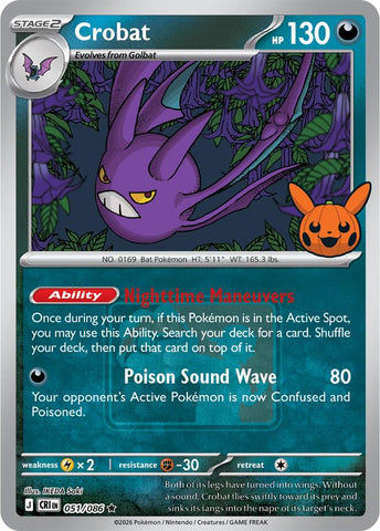 Crobat (051/086) (Pokeween 2026) [Miscellaneous Cards] - The Mythic Store | 24h Order Processing