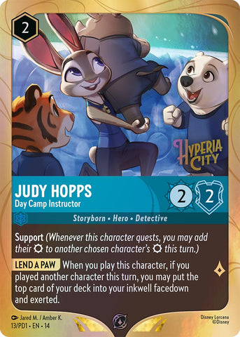 Judy Hopps - Day Camp Instructor (13) [Promo Cards] - The Mythic Store | 24h Order Processing