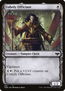 Unholy Officiant (Showcase Fang Frame) [Innistrad: Crimson Vow] - The Mythic Store | 24h Order Processing