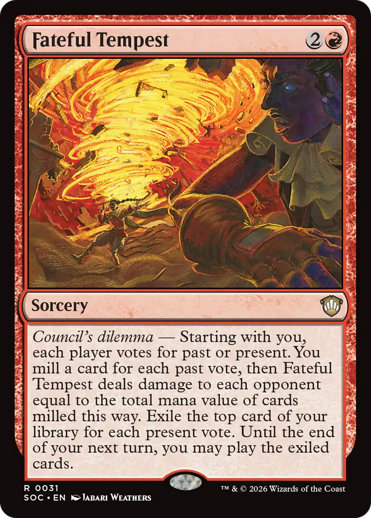 Fateful Tempest [Secrets of Strixhaven Commander] - The Mythic Store | 24h Order Processing