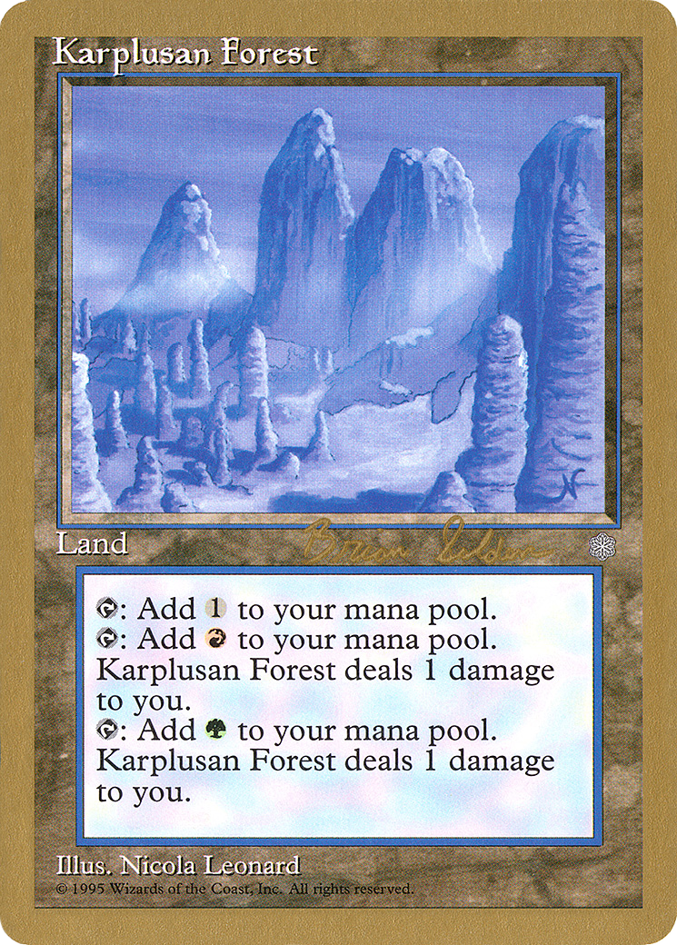 Karplusan Forest (Brian Selden) [World Championship Decks 1998] - The Mythic Store | 24h Order Processing