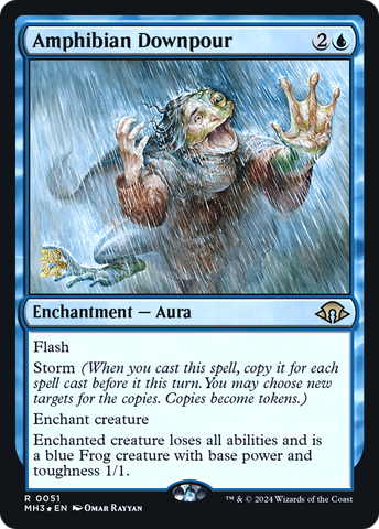 Amphibian Downpour [Modern Horizons 3 Prerelease Promos] - The Mythic Store | 24h Order Processing