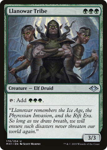 Llanowar Tribe [Modern Horizons] - The Mythic Store | 24h Order Processing