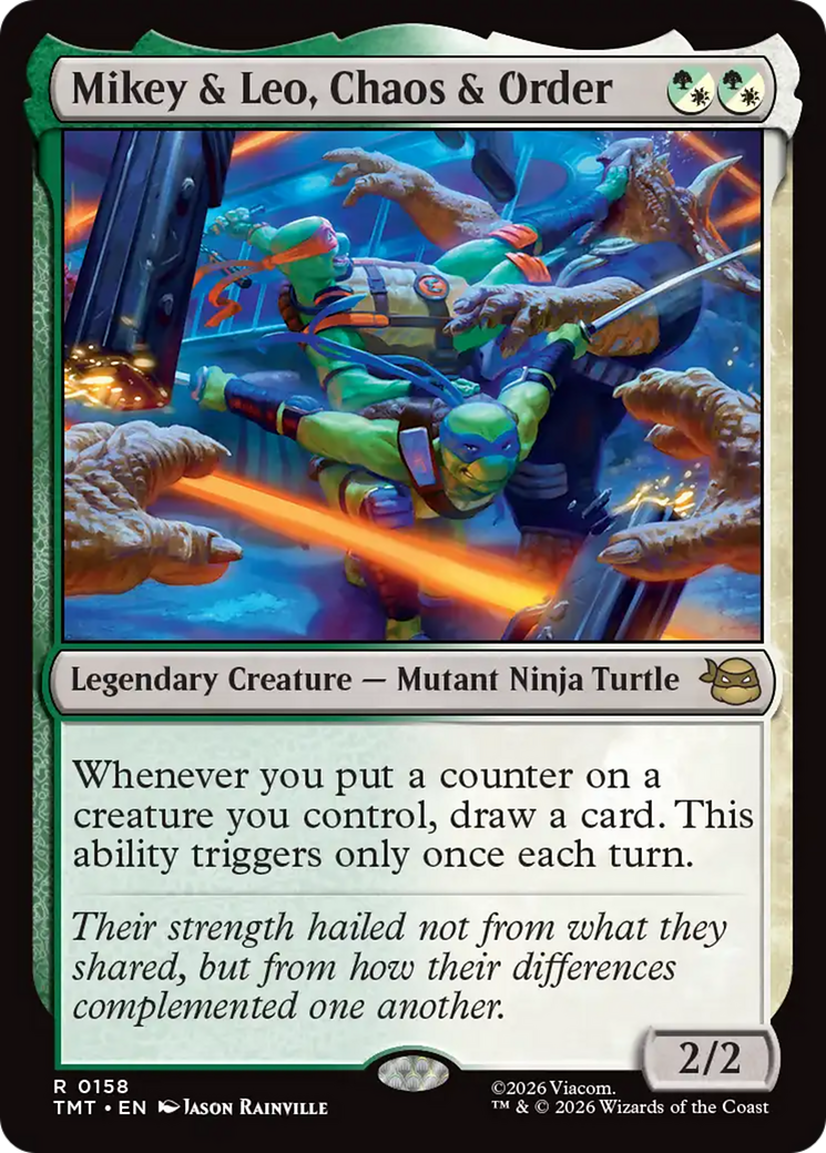 Mikey & Leo, Chaos & Order [Teenage Mutant Ninja Turtles] - The Mythic Store | 24h Order Processing