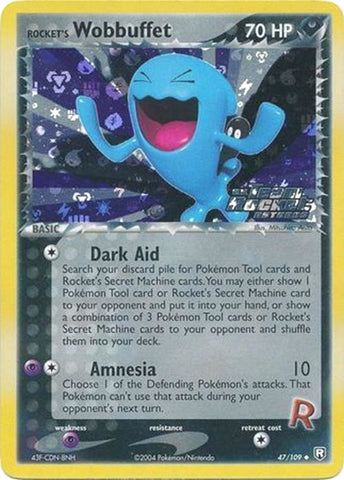Rocket's Wobbuffet (47/109) (Stamped) [EX: Team Rocket Returns] - The Mythic Store | 24h Order Processing
