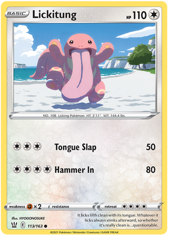 Lickitung (113/163) [Sword & Shield: Battle Styles] - The Mythic Store | 24h Order Processing