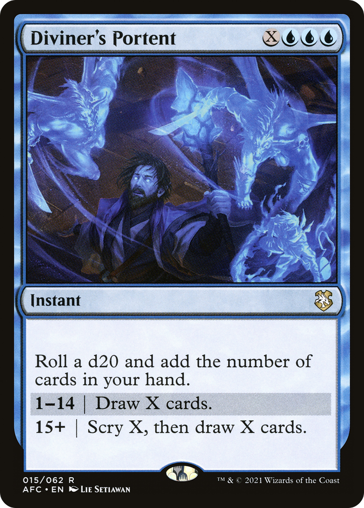 Diviner's Portent [Dungeons & Dragons: Adventures in the Forgotten Realms Commander] - The Mythic Store | 24h Order Processing