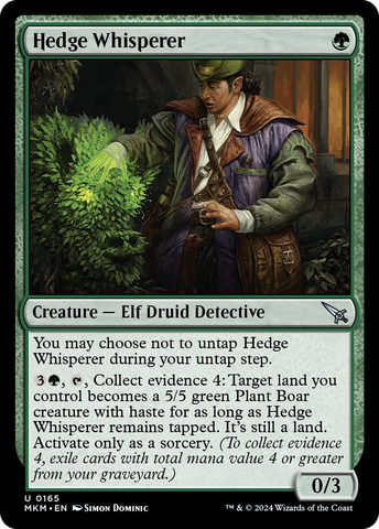 Hedge Whisperer [Murders at Karlov Manor] - The Mythic Store | 24h Order Processing