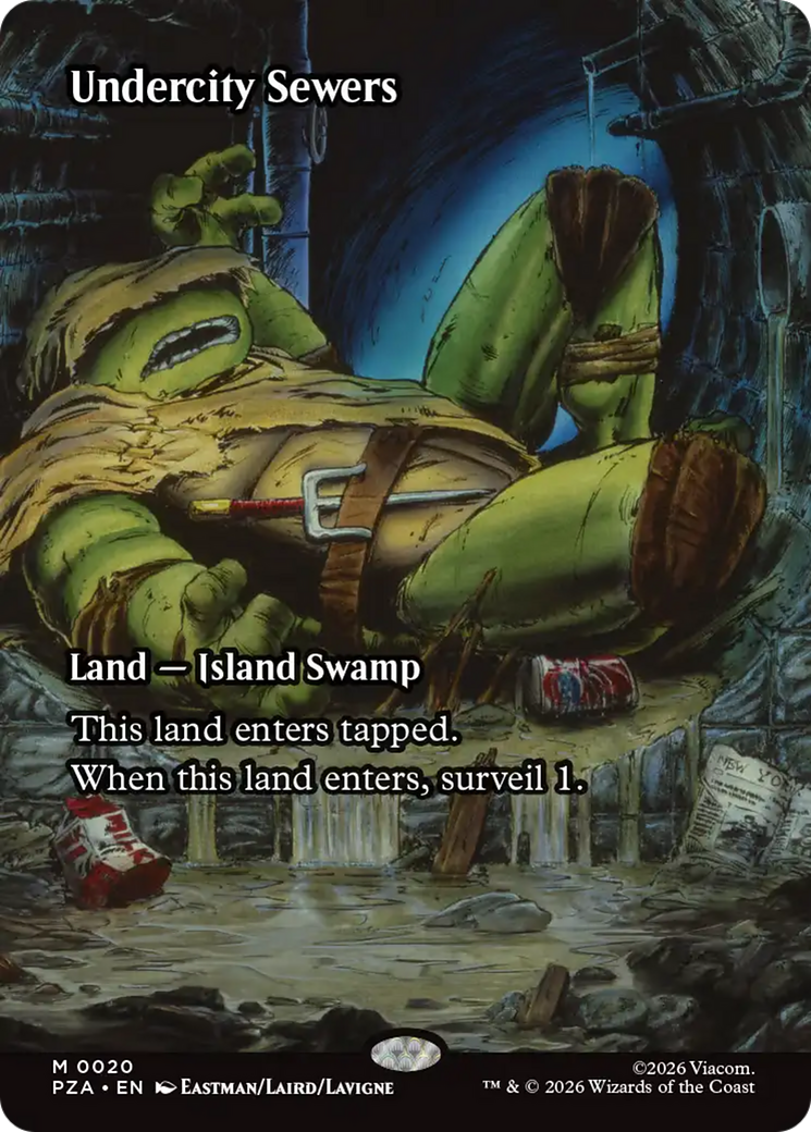 Undercity Sewers (Borderless) [Teenage Mutant Ninja Turtles Eternal-Legal] - The Mythic Store | 24h Order Processing