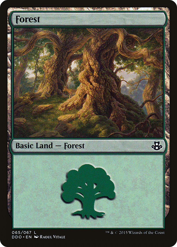Forest (65) [Duel Decks: Elspeth vs. Kiora] - The Mythic Store | 24h Order Processing