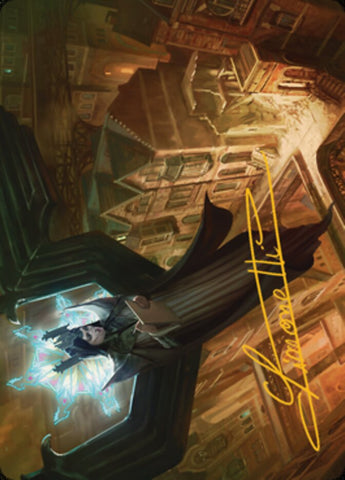 Angelic Sleuth Art Card (Gold-Stamped Signature) [Streets of New Capenna Art Series] - The Mythic Store | 24h Order Processing