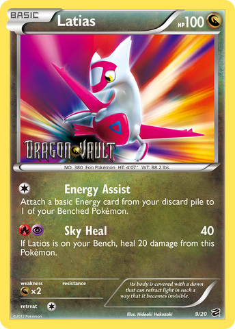 Latias (9/20) [Black & White: Dragon Vault] - The Mythic Store | 24h Order Processing