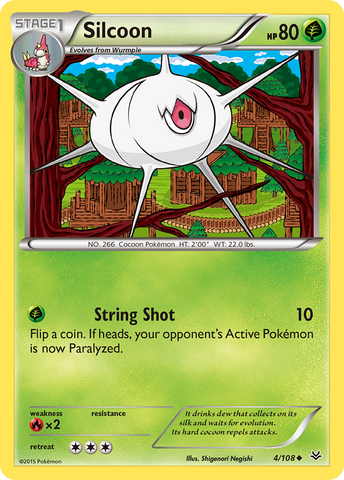 Silcoon (4/108) [XY: Roaring Skies] - The Mythic Store | 24h Order Processing