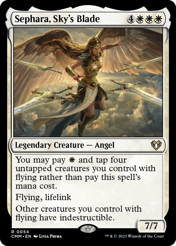 Sephara, Sky's Blade [Commander Masters] - The Mythic Store | 24h Order Processing