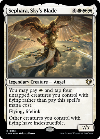 Sephara, Sky's Blade [Commander Masters] - The Mythic Store | 24h Order Processing