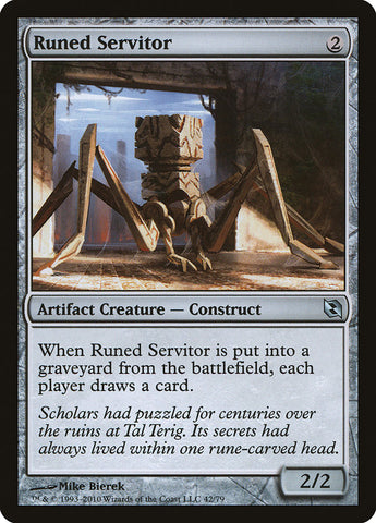 Runed Servitor [Duel Decks: Elspeth vs. Tezzeret] - The Mythic Store | 24h Order Processing