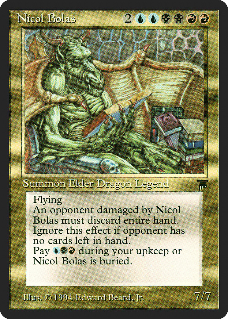 Nicol Bolas [Legends] - The Mythic Store | 24h Order Processing